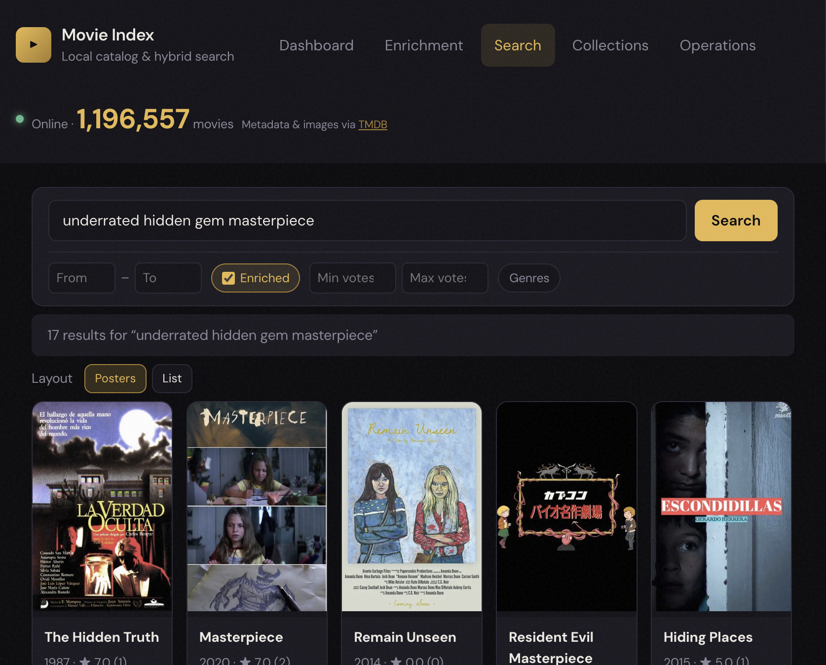 Search tuned for hidden gems with obscurity and quality weights